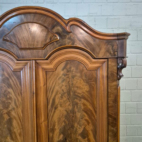 Kast Kledingkast Louis Philippe 1860 Mahonie - Afbeelding 5