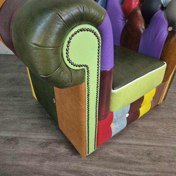 Chesterfield Fauteuil Leder Model Carnaval - Afbeelding 6