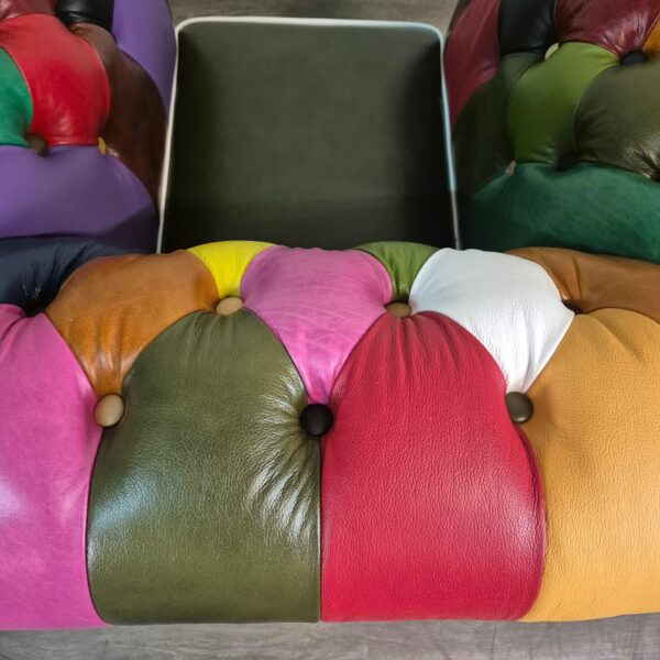 Chesterfield Fauteuil Leder Model Carnaval - Afbeelding 9