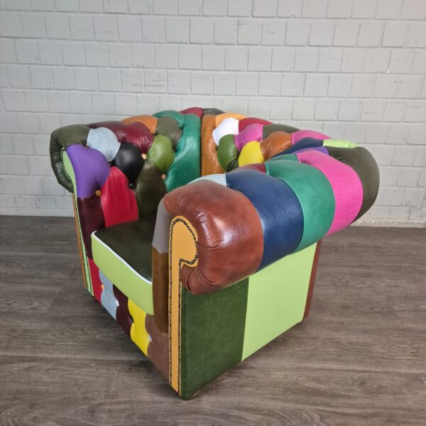 Chesterfield Fauteuil Leder Model Carnaval - Afbeelding 3