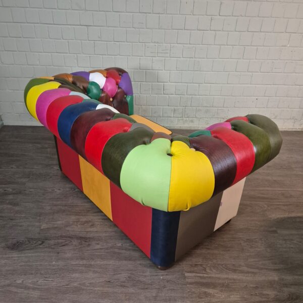 Chesterfield Bank Leder Model CarnAval 1,63 m - Afbeelding 9