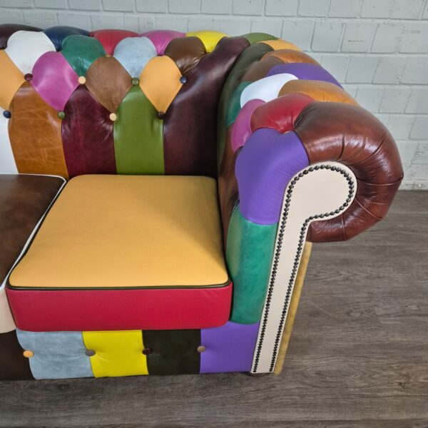 Chesterfield Bank Leder Model CarnAval 1,63 m - Afbeelding 6
