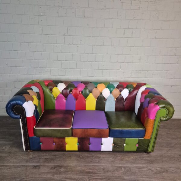 Chesterfield Bankstel Model Carnaval 3-2-1 Leder - Afbeelding 6
