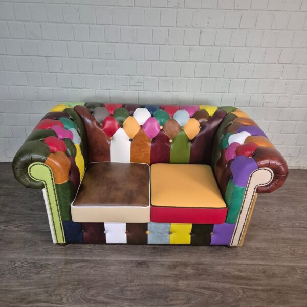 Chesterfield Bankstel Model Carnaval 3-2-1 Leder - Afbeelding 9