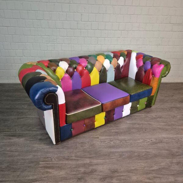 Chesterfield Bankstel Model Carnaval 3-2-1 Leder - Afbeelding 7