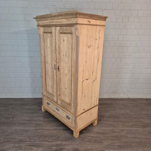 Kast Kledingkast Jugendstil 1900 Grenen - Afbeelding 3