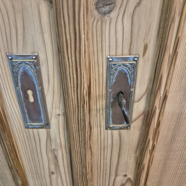 Kast Kledingkast Jugendstil 1900 Grenen - Afbeelding 6