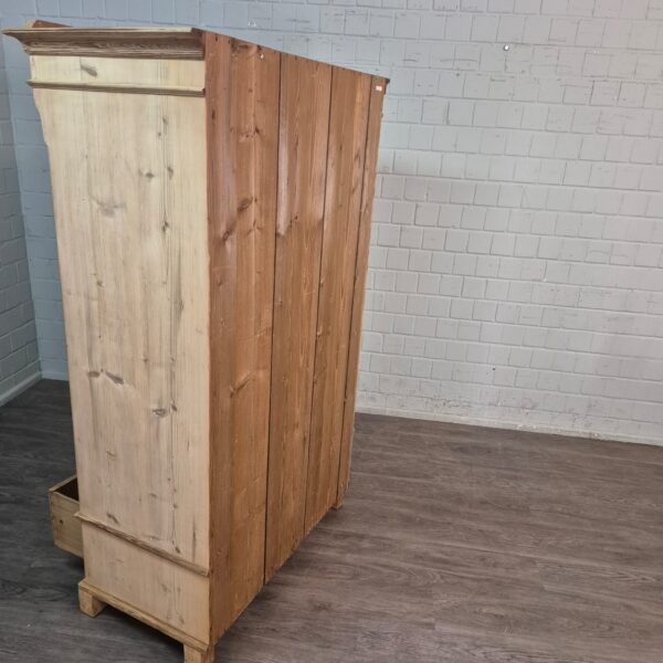 Kast Kledingkast Jugendstil 1900 Grenen - Afbeelding 13