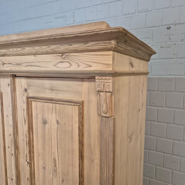 Kast Kledingkast Jugendstil 1900 Grenen - Afbeelding 5