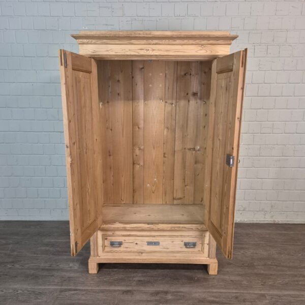 Kast Kledingkast Jugendstil 1900 Grenen - Afbeelding 8