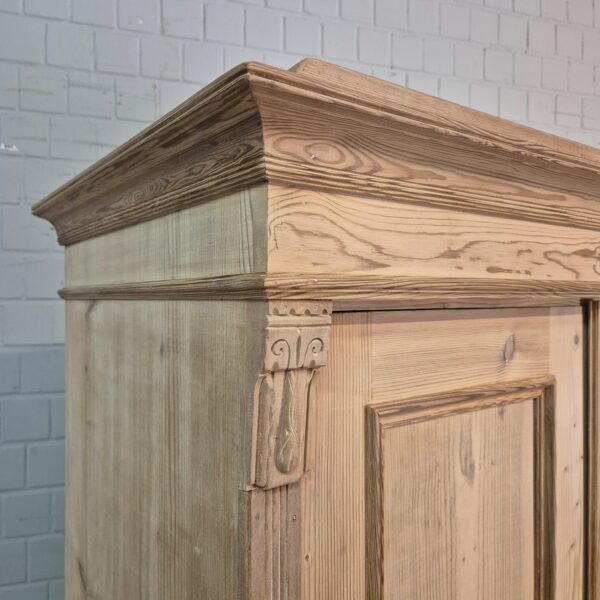 Kast Kledingkast Jugendstil 1900 Grenen - Afbeelding 4