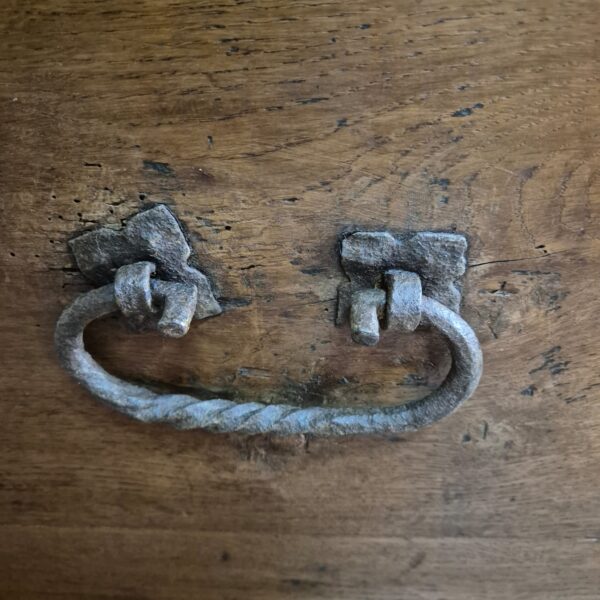 Dekenkist Kist Barok 1780 Eiken - Afbeelding 8