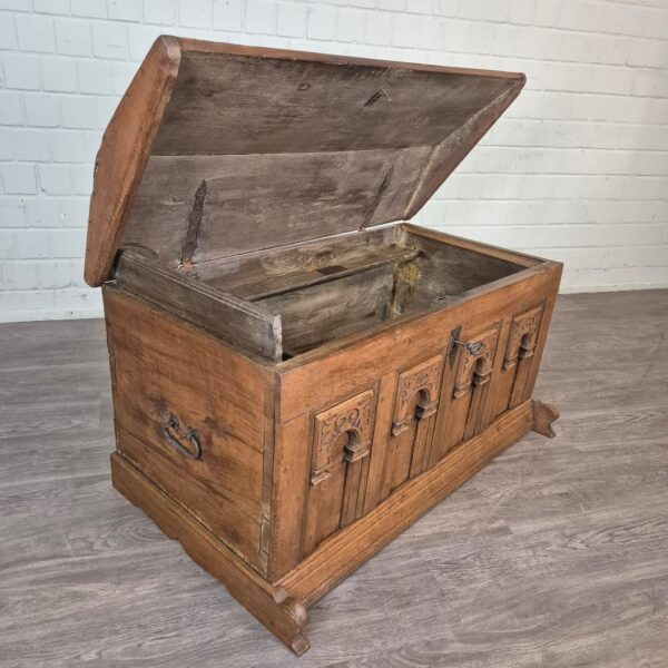 Dekenkist Kist Barok 1780 Eiken - Afbeelding 14