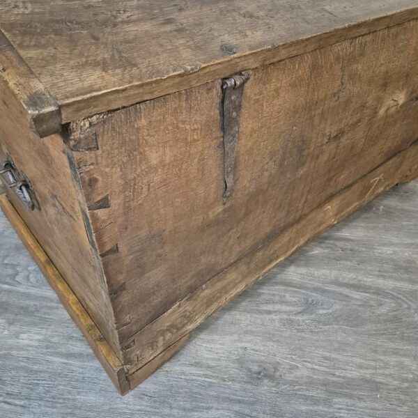 Dekenkist Kist Barok 1780 Eiken - Afbeelding 20