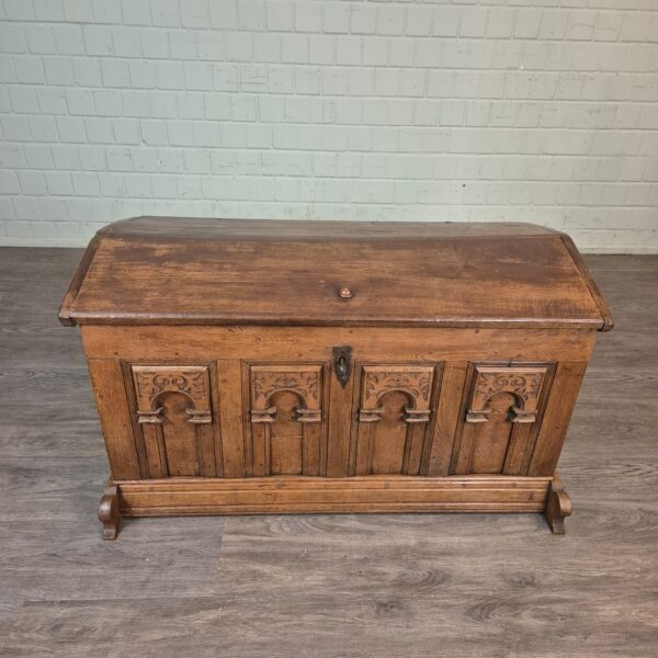Dekenkist Kist Barok 1780 Eiken - Afbeelding 2