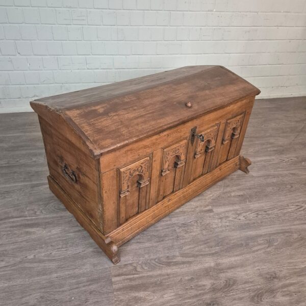 Dekenkist Kist Barok 1780 Eiken - Afbeelding 5