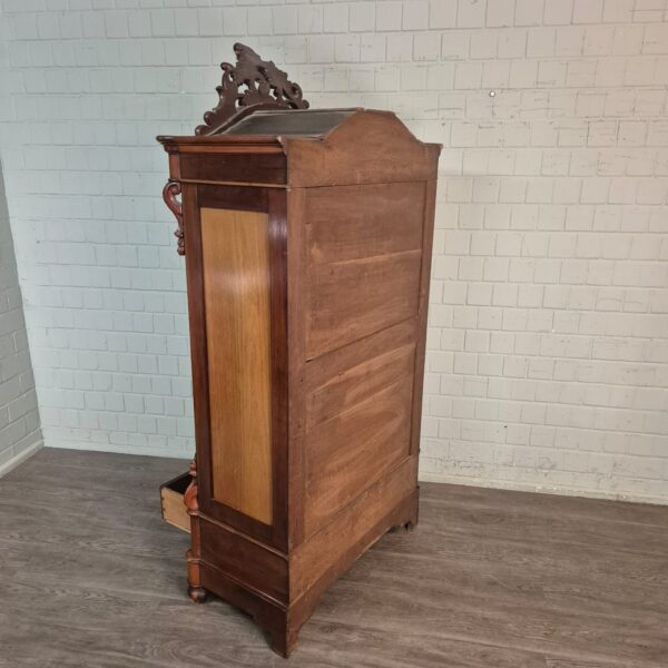 Spiegelkast Kast Biedermeier 1860 Mahonie - Afbeelding 24