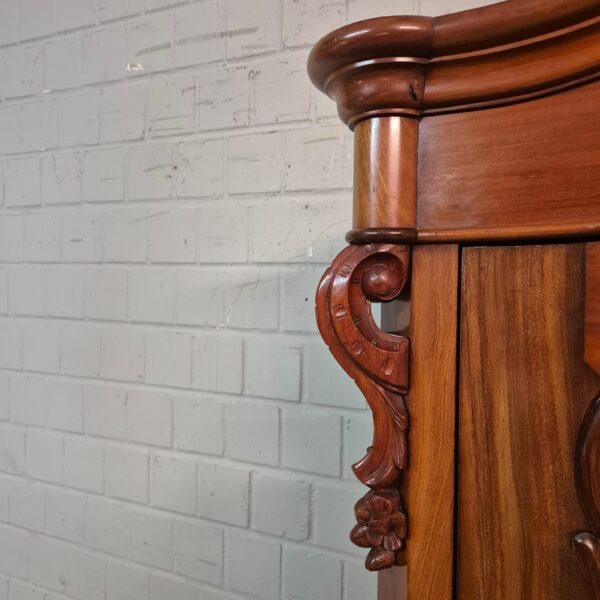 Spiegelkast Kast Biedermeier 1860 Mahonie - Afbeelding 11