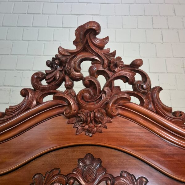 Spiegelkast Kast Biedermeier 1860 Mahonie - Afbeelding 13