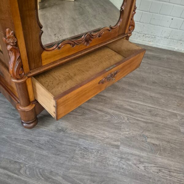 Spiegelkast Kast Biedermeier 1860 Mahonie - Afbeelding 23