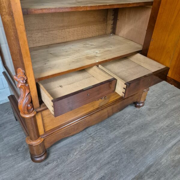 Spiegelkast Kast Biedermeier 1860 Mahonie - Afbeelding 20