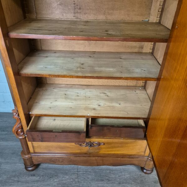 Spiegelkast Kast Biedermeier 1860 Mahonie - Afbeelding 19