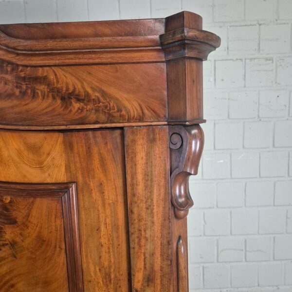 Kast Kledingkast Louis Philippe 1860 Mahonie - Afbeelding 5