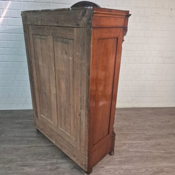 Kast Kledingkast Louis Philippe 1860 Mahonie - Afbeelding 17