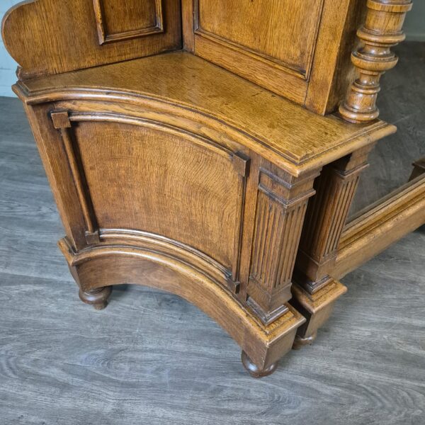 Vitrine Servieskast Gründerzeit 1880 Eiken - Afbeelding 6