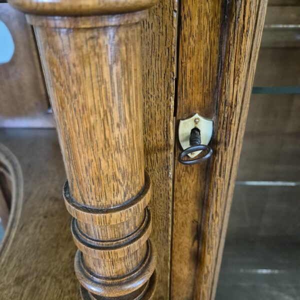 Vitrine Servieskast Gründerzeit 1880 Eiken - Afbeelding 12