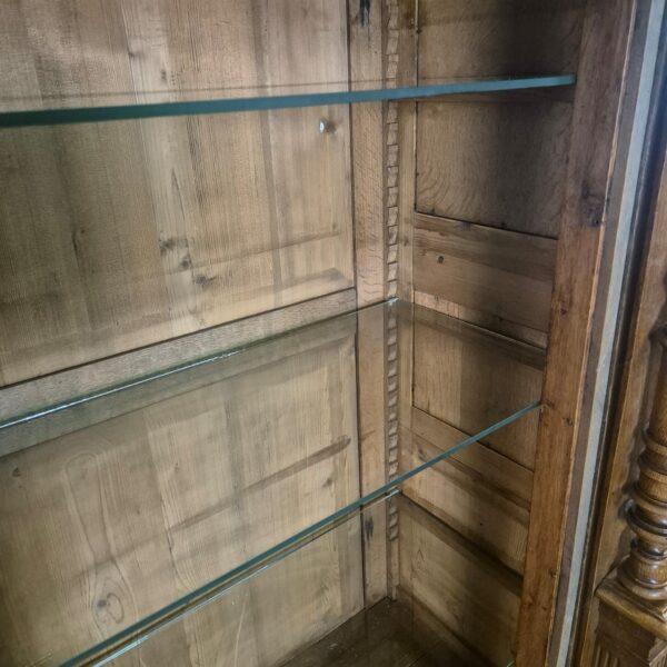 Vitrine Servieskast Gründerzeit 1880 Eiken - Afbeelding 14