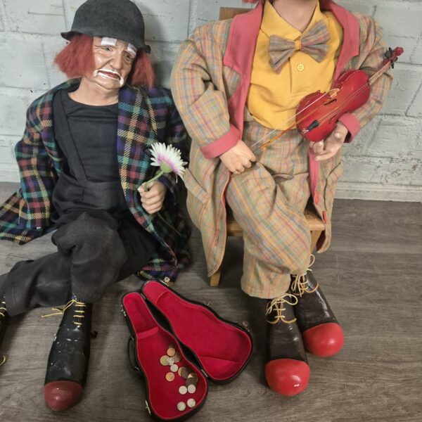 Decoratiepoppen Clowns 75 cm - Afbeelding 10
