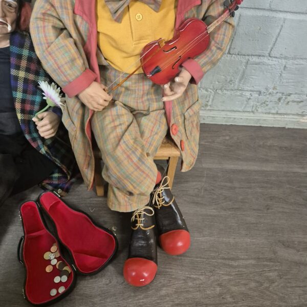 Decoratiepoppen Clowns 75 cm - Afbeelding 9