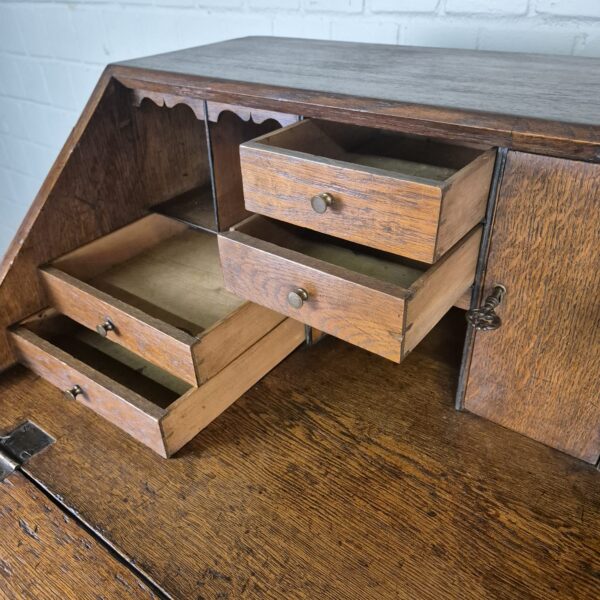 Secretaire Biedermeier 1820 Eiken - Afbeelding 14