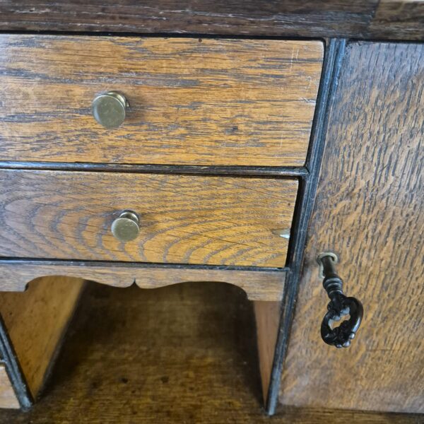 Secretaire Biedermeier 1820 Eiken - Afbeelding 15