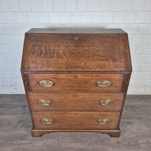 Secretaire Biedermeier 1820 Eiken - Afbeelding 2