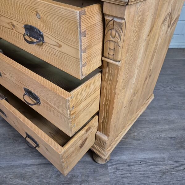 Commode Jugendstil 1900 Grenen - Afbeelding 9