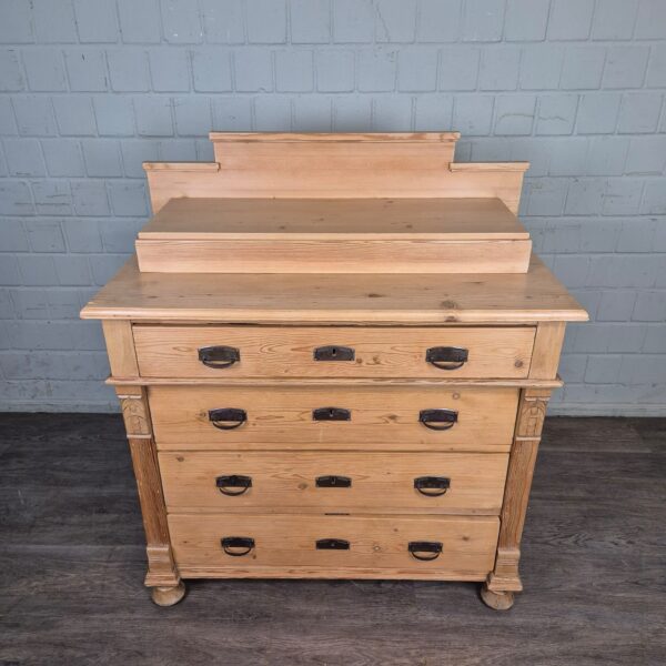 Commode Jugendstil 1900 Grenen - Afbeelding 2