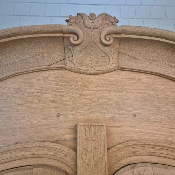 Kast Kledingkast Biedermeier 1800 Eiken - Afbeelding 12