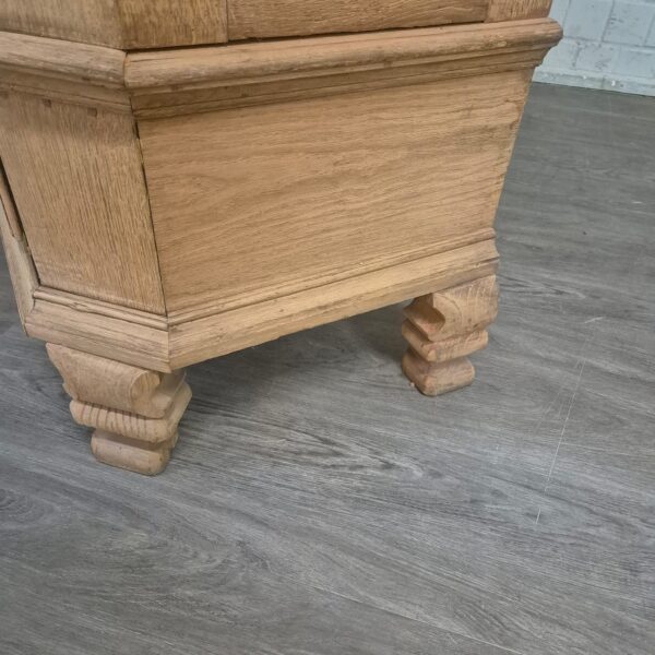 Kast Kledingkast Biedermeier 1800 Eiken - Afbeelding 8