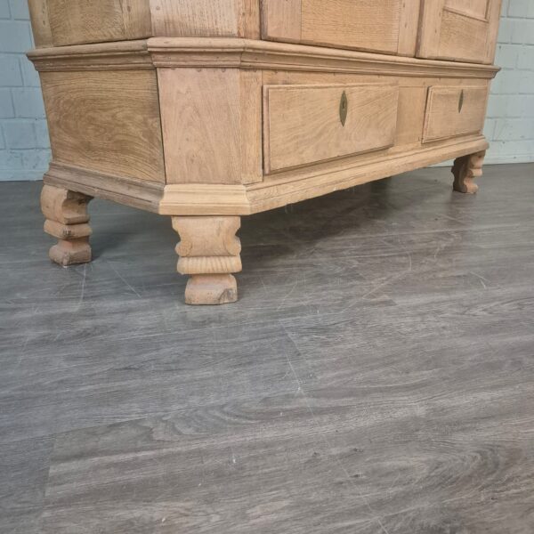 Kast Kledingkast Biedermeier 1800 Eiken - Afbeelding 6