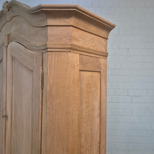 Kast Kledingkast Biedermeier 1800 Eiken - Afbeelding 9