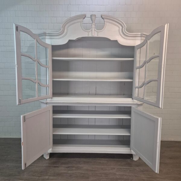 Vitrine Servieskast Barok 1770 Grenen - Afbeelding 18