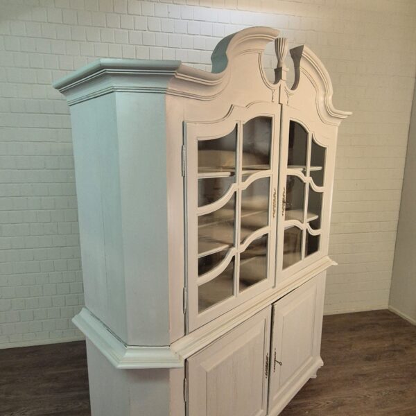 Vitrine Servieskast Barok 1770 Grenen - Afbeelding 4