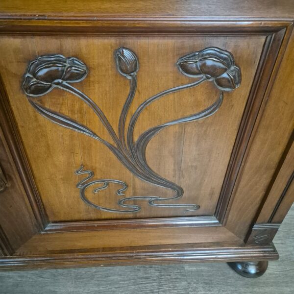 Dressoir Sideboard Jugendstil 1900 Noten - Afbeelding 7