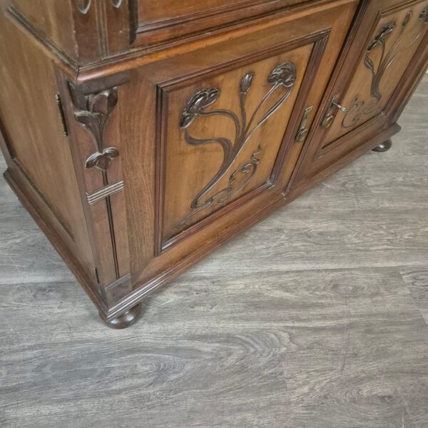Dressoir Sideboard Jugendstil 1900 Noten - Afbeelding 5