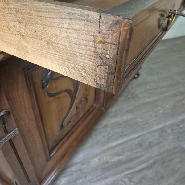 Dressoir Sideboard Jugendstil 1900 Noten - Afbeelding 12