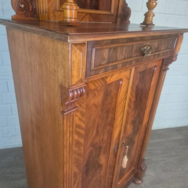 Vertico met Opstand Gründerzeit 1880 Mahonie - Afbeelding 5