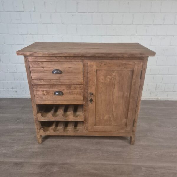 Wijnkast Sideboard Teak 1,00 m - Afbeelding 3