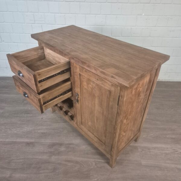Wijnkast Sideboard Teak 1,00 m - Afbeelding 9